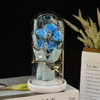 Regalo De Día De San Valentín Para Novia Rosa LED Eterna Decoración Luminosa Para Bodas Y Hogar Creativo Regalo Para Madre - details 4