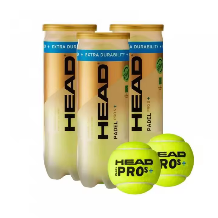 Pelota de pádel HEAD PRO S +, la NUEVA HEAD PRO S +,  Nueva fórmula para el núcleo que mantiene la presión durante más tiempo - 1