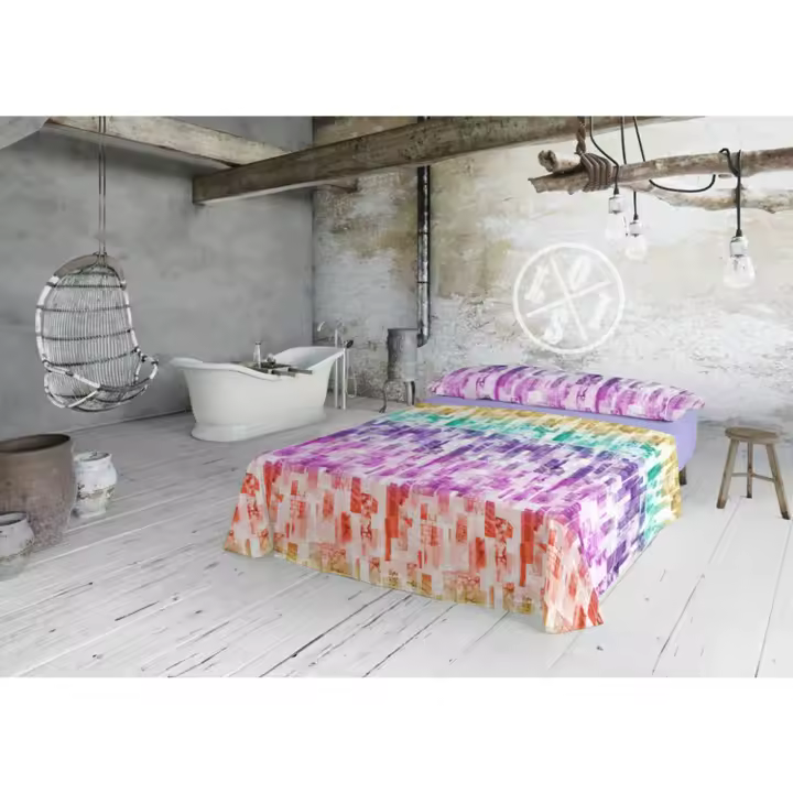 LOIS  Juego de Sábanas Modelo SAVAGE - Juego de Sábanas 3 Piezas, Sábana Encimera, Sábana Bajera y una Funda de Almohada - Juego de Sábanas Suavidad y Confort Durabilidad Asegurada con Certificado OEKO-TEX® - 1