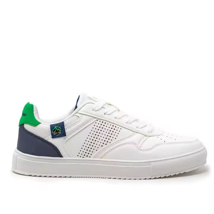 Zapatillas deportivas hombre  ZA61402-100 DEPORTIVO COMBINADO WHITE-NEGRO-VERDE 32412 24V - 1