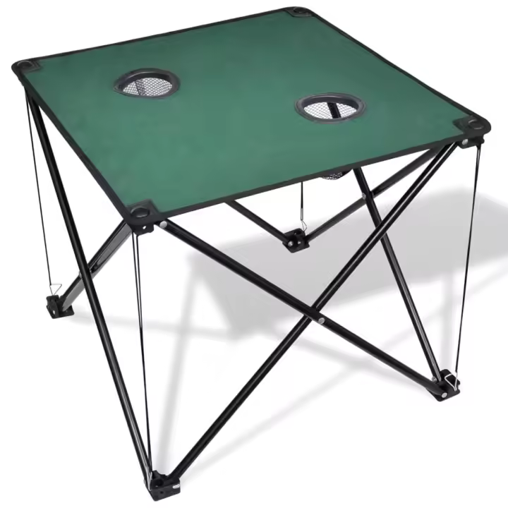 vidaXL Mesa Plegable Camping Jardín Pesca Picnic Exterior Bolsa Transporte Color Azul,  Gris,  Verde oscuro y mas - 1