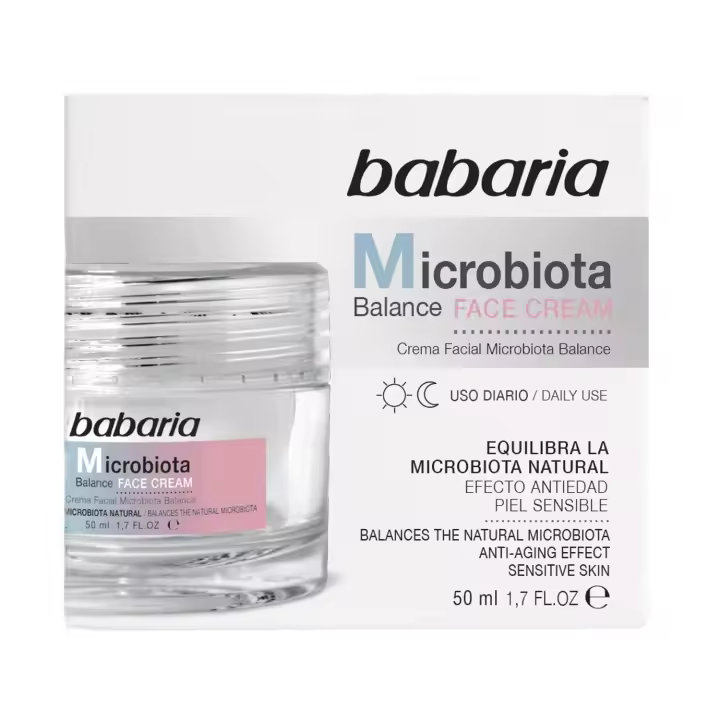 BABARIA MICROBIOTA BALANCE CREMA FACIAL USO DIARIO PIEL SENSIBLE 50ML - 1