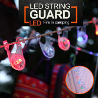 10Pcs Luces Colgantes LED Impermeables Para Acampar Cadena De Luz Portátil Accesorios De Camping Protección De Cuerda De Tenda - details 4