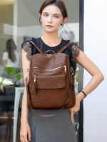 Nueva mochila para mujer con estampado de diamantes, moda simple y versátil, que mejora la calidad de la mochila de gran capacidad. - details 15