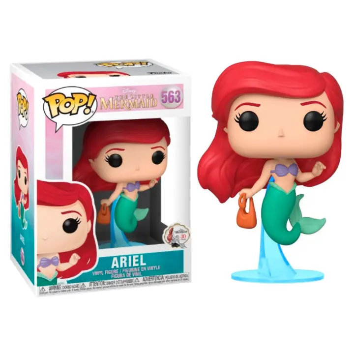Figura Pop Disney La Sirenita Ariel With Bag-Figura de Vinilo Coleccionable - Idea de Regalo- Mercancia Oficial - Juguetes para Niños y Adultos - Movies Fans - Muñeco para Coleccionistas y Exposición - 1