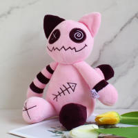 Gato Zombie De Halloween Muñeco De Peluche Animal Suave Rosa Kawaii Muñeco De Peluche Cojín Decoración Para El Hogar Regalo - details 2
