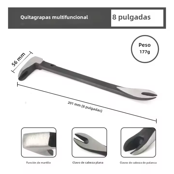 Extructores De Uñas 8", 10" Y 12" Cuchillas Y Escarapelas Herramientas De Reparación Para El Hogar Marca HAOYUNMA Proveniente De China Continental - 1