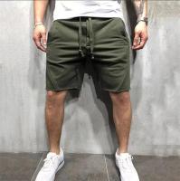 Shorts De Correr Para Hombre De Color Sólido Fitness Ropa Deportiva Casual Shorts De Verano De Pierna Larga Cierre Con Cordón - details 8