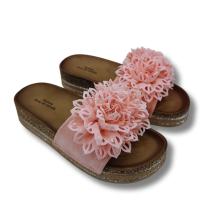 Sunsea Sandalia para mujer Pala con pompón floral con suela antideslizante - details 2
