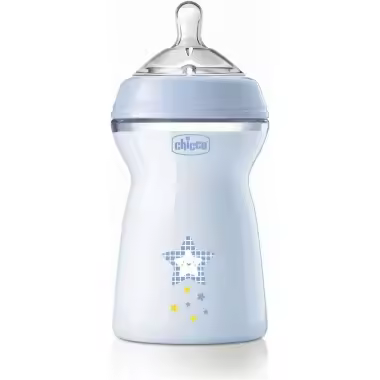 Biberón Natural Feeling anticólico silicona 330 ml. Chicco - 1