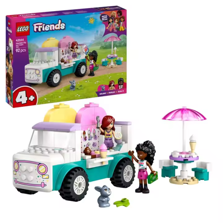 LEGO Friends 42644 Camión de los Helados de Heartlake City contiene 92 piezas - edad 4+ años 25L42644 - 1