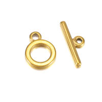 5pcs Hebilla De Acero Inoxidable Para Pulsera De Cuero Y Silicona Hebilla De Cadena Para DIY Joyería Calottes Crimps Clasp - details 9