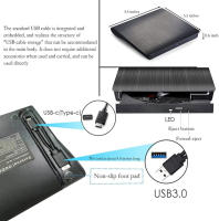 Empuñadura Externa De DVD RW CD USB 3.0 Slim Para Portátil Y PC Lectura Y Escritura De Opticas Instalación Ultra Delgada - details 6