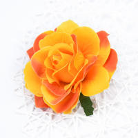 Rosa De Seda Alta Calidad 10CM Para Decoración De Casamiento Hogar Navidad Accesorios De Boda Flores Artificiales DIY Broche - details 20