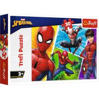 Trelf - Rompecabezas puzzle infantil con dibujo de SPIDERMAN de 30 piezas, juego educacional, educación temprana e intelectual para niños a partir de 3 años - details 0