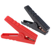 1/2pcs Clip De Cocodrilo Eléctrico 100A Para Batería De Coche Conector Isolado De 90mm Para Proyectos Eléctricos Material Plástico - details 7