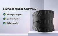 Cinturón de Apoyo Lumbar para Alivio del Dolor en la Espalda con 6 Estabilizadores Transpirable para Hombres y Mujeres para Soporte Lumbar en el Trabajo - details 3