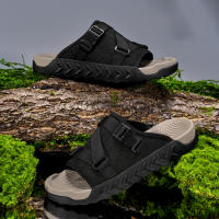 Zapatillas De Verano Ajustables Para Hombre Antideslizantes Cómodas Tallas 39-45 Color Negro Caqui Verde Uso Exterior - details 6