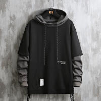 Sudadera De Moda Casual Para Hombre Con Capucha Patchwork Y Block Color Estilo Hip Hop Suéter De Calle Completo De Poliéster Para Todas Las Estaciones - details 10