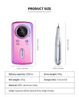 Máquina De Uñas Recargable 45000RPM Electrónica Portátil Para Archivar Y Pulir Uñas De Gel Ideal Para Manicura En Casa Y Salón - details 7