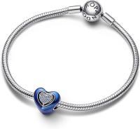 Pandora Moments Dijes de Plata de Legislación con diseño de corazón,original.Corazón giratorio, Viene con embalaje de Caja de regalo - details 1
