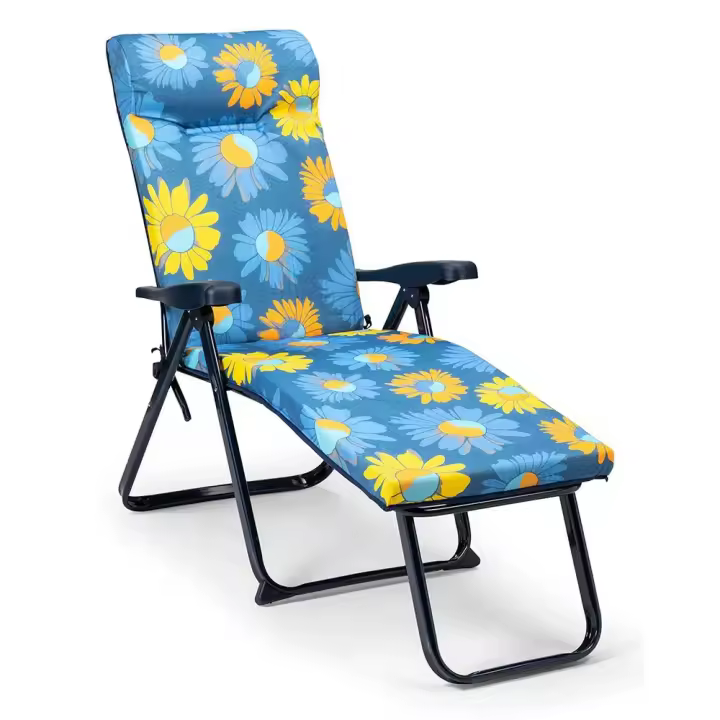 Solenny Tumbona Plegable De 6 Posiciones Super 114x132x62 Cm - 1