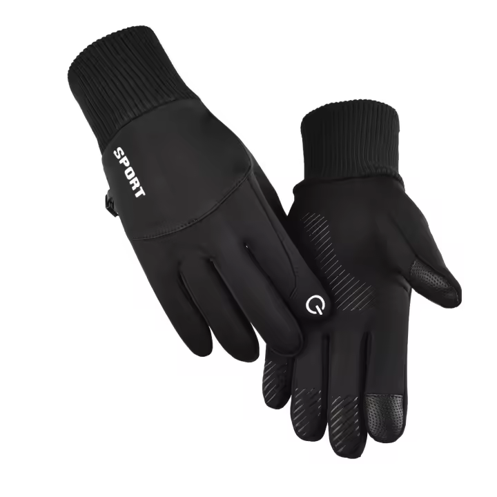 Guantes De Invierno Táctiles Para Hombre Y Mujer Resistentes Al Agua Y Al Viento Termales Para Conducir Correr Y Esquiar - 1