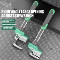 Llave De Angulo Ajustable Versátil F-Type Llave Universal De Juego De Tornillos Herramientas Manuales De Reparación De Tubería De Plomería Material De Acero Cromo Vanadio Antideslizante - details 0