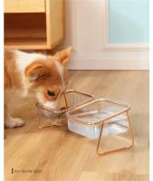 Tazón Doble Para Gatos Con Soporte Antideslizante Transparente Tazón De Agua Para Perros Y Gatos Alimentador De Animales - details 4