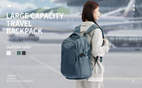 Mochila Grande Para Hombres Y Mujeres Con Portátil Y Puerto USB De Náilon Para Escuela Universidad Viajes Mochila Likros - details 0