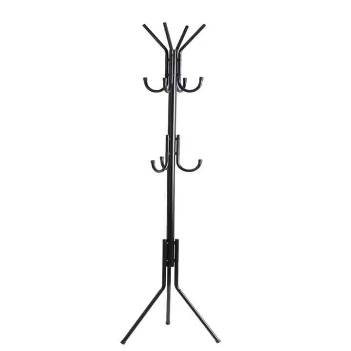 Perchero Metálico Para Pasillo Y Entrada 12 Ganchos 170Cm Árbol De Pasillo Para Colgar Bufandas Bolsos Chaquetas Perchas Para Sombreros De Entrada En Casa Resistente Práctico - 1
