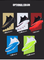 Zapatos De Fútbol Profesionales Para Hombres Ultraligeros Deporte De Entrenamiento Cleats De Fútbol Blanco Negro Talla True Fit Material Superior PU Suela De TPR - details 1