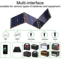 Kit De Panel Solar Plegable 100-800W Estación De Energía Solar Portátil Generador Cargador 18V Para Coche Barco Caravana Camping - details 3