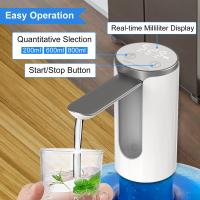 Dispensador De Agua LED Con Pantalla Táctil 3 Configuraciones Cuantitativas Bomba De Agua Tipo C Cargado Plegable Dispensador De Agua - details 7