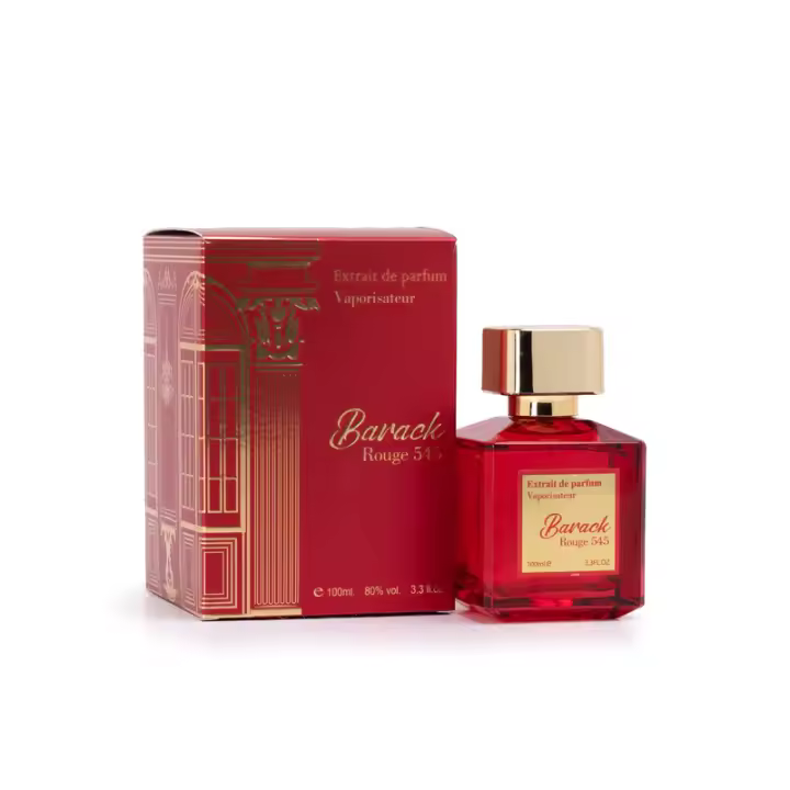 Barack Rouge 545 Extrait de Parfum 100ML Fragrance World Perfume Árabe Unisex  Larga Duración Aroma Intenso Lujo Elegante Fuerte Proyección Eau de Parfum Fragancia Exclusiva - 1