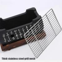 Barbacoa Portátil De Carbón Con Gran Capacidad Para Exteriores Estilo Coreano Horno De Alimentos Ahorrador De Espacio Fácil De Limpiar Y Reutilizar - details 7