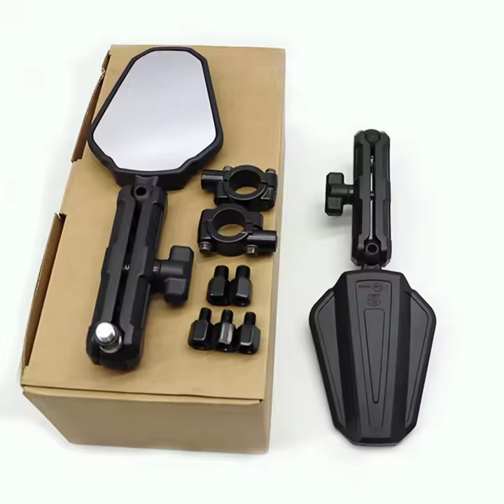 Espejos LATERALES Plegables Para Motocicleta 360 Grados Giratorios Vistas Traseras Accesorios Para ATV Espejos De Manillar Ancho - 1
