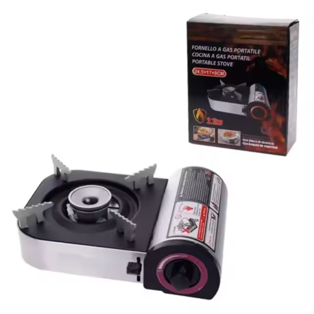 Hornillo De Gas EMIPRO  Portátil, Estufa De Camping, Hornillo Camping G-as, Quemador De Estufa, Estufas De Sobremesa Portátil, Utensilios De Cocina Al Aire Libre Para Barbacoa, Picnic, Cocina - 1