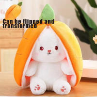 Muñeco De Peluche Transformable De Pascua Conejo Con Fresa Y Zanahoria Juguete De Peluche Para Niños Y Adultos - details 7