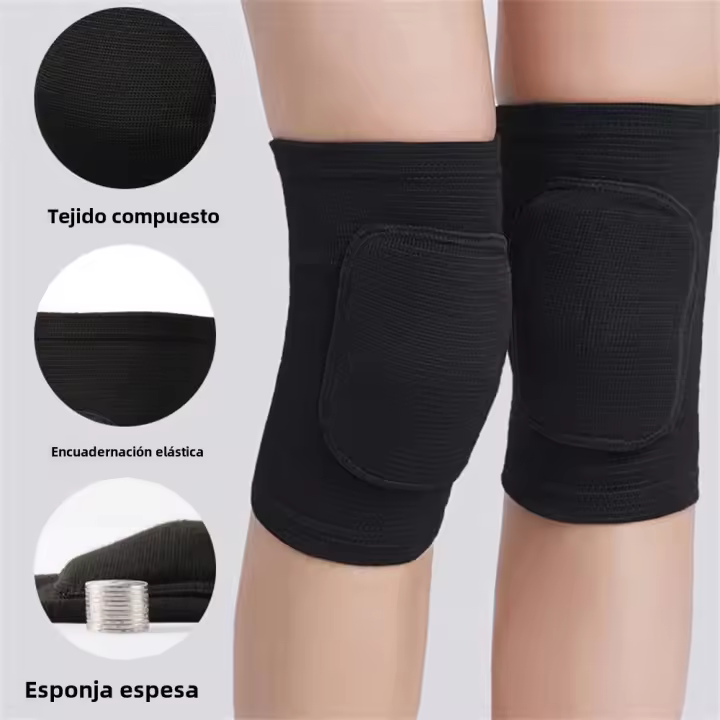 Soporte De Rodilla Elástico Y Transpirable Para Ciclismo Danza Voleibol Deportes Al Aire Libre Protección Flexible Para Rodilla Y Codo - 1