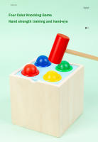 Juguete Montessori De Madera Kit De Juego Para Desarrollo Temprano En Edad De 3-6 Años Sorteo De Formas Y Caída De Bolas Caja De Permanencia De Objetos Con Monedas Y Zanahorias Para Niños Pequeños - details 7