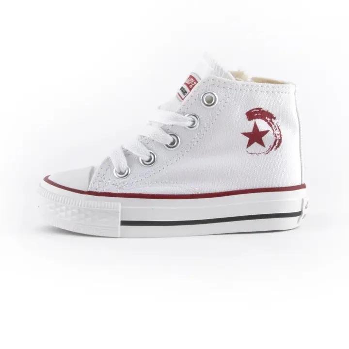 Zapatos altos de lona para niños y niñas con cremallera y suela de goma ANDY-Z AN1006 - 1