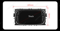 Radio De Coche 2 Din Para Ford Focus Mondeo S-Max C-Max Galaxy Kuga 2008-2011 Carplay Auto WIFI 7 Pulgadas Multimedia Navegador - details 8