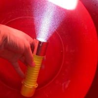 Luz De Buceo Recargable Super Brillante IPX8 Impermeable 3 Modoslampara Submarina LED Aluminio Amarilla 3800 Lumen T6 - details 12