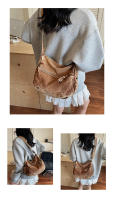 Bolso De Hombro Casual De Denim Lavado Resistente Al Desgaste Con Múltiples Bolsillos Y Gran Capacidad Para Mujer - details 14