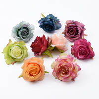 100 Piezas De Flores Artificiales Rosas De Seda Para Boda Decoración De Casa Plantas Falsas Para Pared Broche De Novia DIY - details 12