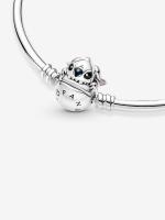 Pandora - Pulsera Pandora Moments with Cierres de mordida de Disney Stitch - Plata de Ley - details 2