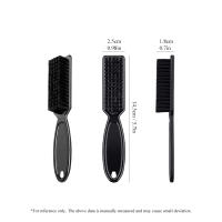 Set De Cepillos Para El Cuello Y Cabello Barbero Con Mango De Plástico Cepillo Suave Para Limpieza De Cabello Y Barba Forma Especial Para Peinar Y Limpiar - details 2
