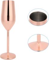 Copa de beber flautas de champán, copa de champán, Coupe àgrave; bebida para la fiesta en; Casa (Oro Rosa) - details 1