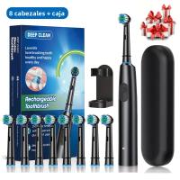 Cepillo De Dientes Eléctrico Recargable Para Adultos Con 8 Cabezas De Limpieza Suave Rotatoria Segura Y Eficiente Para Cuidado Oral Diario - details 0